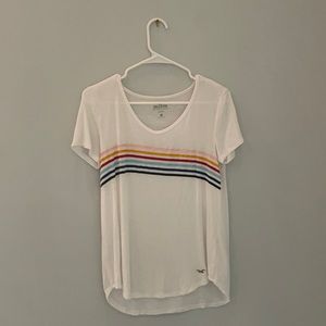 Cute T-shirt with colorful stripes